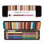 Kredki dwukolorowe CARAN D'ACHE Paul Smith Ed5 Bicolor, pędzelek, 12 szt., w pudełku, mix kolor&oacute;w, Kredki, Artykuły do pisania i korygowania