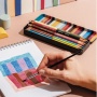 Kredki dwukolorowe CARAN D'ACHE Paul Smith Ed5 Bicolor, pędzelek, 12 szt., w pudełku, mix kolor&oacute;w, Kredki, Artykuły do pisania i korygowania
