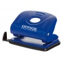 Hole punch, OFFICE PRODUCTS, punches up to 25 sheets, metal, blue