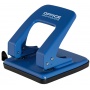 Hole punch, OFFICE PRODUCTS, punches up to 40 sheets, metal, blue