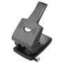 Hole punch, OFFICE PRODUCTS HD, punches up to 65 sheets, metal, black