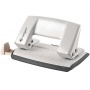 Hole punch, KANGARO Aion-10G/S, punches up to 10 sheets, metal, in a PP box, metallic white