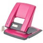 Hole punch, KANGARO Aion-30, punches up to 30 sheets, metal, pink