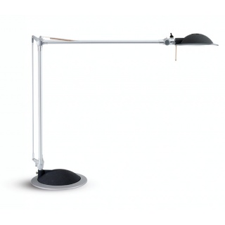 Lampka LED na biurko MAULbusiness, 11W, srebrno-czarna, Lampki, Urządzenia i maszyny biurowe