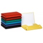 File with velcro closure, OFFICE PRODUCTS, PP, A4/4cm, 3 flaps, assorted colours