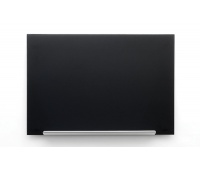 Dry-wipe & magnetic board, NOBO Diamond, 188.3x105.9 cm, glass, black