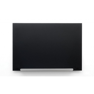 Dry-wipe & magnetic board, NOBO Diamond, 188.3x105.9 cm, glass, black
