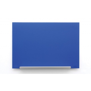 Dry-wipe & magnetic board, NOBO Diamond, 126.4x71.1 cm, glass, blue