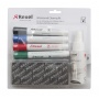 REXEL board kit, includes spray, non-magnetic sponge and 4 markers