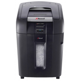 REXEL Auto+ 500X, automatic shredder, confetti, P-4, 500 sheets, 80 l, credit cards/CDs, black