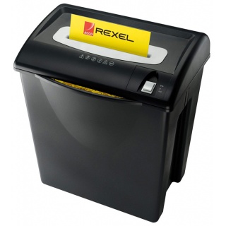 Niszczarka REXEL V125, konfetti, P-4, 7 kart., 35l, karty kredytowe, czarna, Niszczarki, Urządzenia i maszyny biurowe