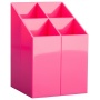 Desk-top organizer, ICO Lux, with compartments, pink