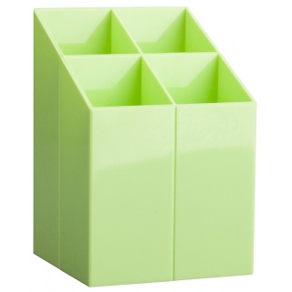 Desk-top organizer, ICO Lux, with compartments, light green