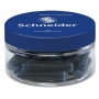 Cartridges for pens SCHNEIDER, plastic jar, 30pcs, blue
