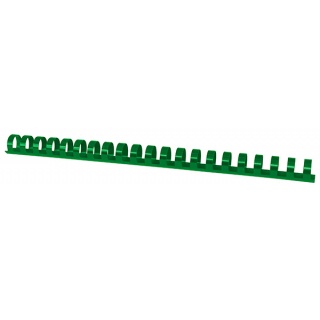 Binding combs, OFFICE PRODUCTS, A4, 19mm (165 sheets), 100pcs, green