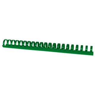 Binding combs, OFFICE PRODUCTS, A4, 28.5mm (270 sheets), 50pcs, green