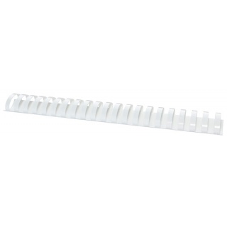 Binding combs, OFFICE PRODUCTS, A4, 38mm (350 sheets), 50pcs, white