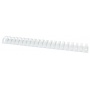 Binding combs, OFFICE PRODUCTS, A4, 38mm (350 sheets), 50pcs, white