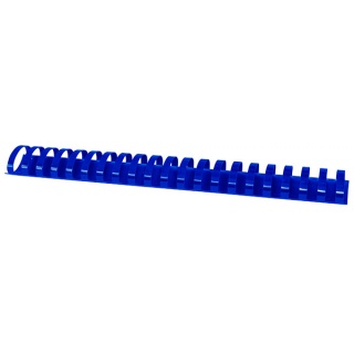 Binding combs, OFFICE PRODUCTS, A4, 38mm (350 sheets), 50pcs, blue