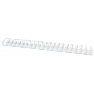 Binding combs, OFFICE PRODUCTS, A4, 45mm (440 sheets), 50pcs, white