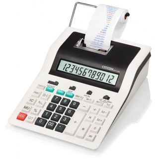 Kalkulator drukujący CITIZEN CX-123N, 12-cyfrowy, 267x202mm, czarno-biały