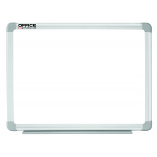 Dry-wipe magnetic whiteboard, OFFICE PRODUCTS, 90x60cm, lacquered, aluminium frame