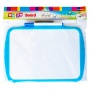 Dry-wipe whiteboard, KEYROAD, for children with a marker, 25x18cm, assorted colours