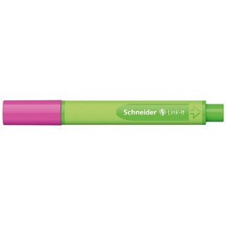 Cienkopis SCHNEIDER Link-It, 0,4mm, różowy, Cienkopisy, pióra kulkowe, Artykuły do pisania i korygowania