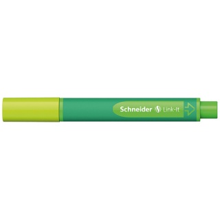 Flamaster SCHNEIDER Link-It, 1,0mm, jasnozielony, Flamastry, Artykuły do pisania i korygowania
