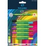 Fineliner/fibre pen SCHNEIDER Link-It, 5pcs+ 5pcs, color mix, blister