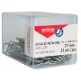 Paper clips, metal, OFFICE PRODUCTS, 77mm, in a box, 25 pcs, silver