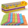Karteczki samoprzylepne POST-IT® Super Sticky (654-SS-VP24COL), 76x76mm, 24x90 kart., mix kolorów, 3 Karteczki GRATIS