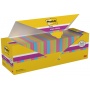 Karteczki samoprzylepne POST-IT® Super Sticky (654-SS-VP24COL), 76x76mm, 90 kart./bloczek, 21 + 3 bloczki GRATIS, mix kolorów, Bloczki samoprzylepne, Papier i etykiety