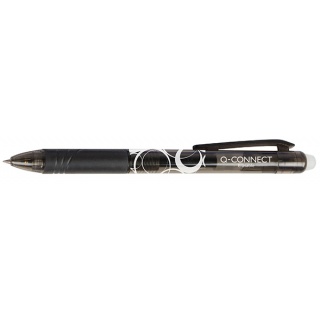 Erasable Ballpoint Pen Retractable Q-CONNECT, 1,0 mm, balck