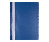 Skoroszyt OFFICE PRODUCTS, PP, A4, miękki, 100/170mikr., wpinany, granatowy