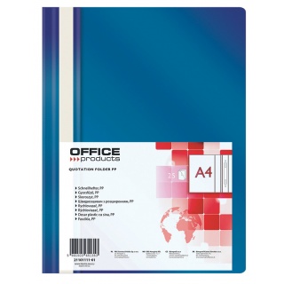 Report File OFFICE PRODUCTS, PP, A4, soft, 100/170 micr., navy blue