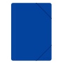 Teczka z gumką OFFICE PRODUCTS, A4, PP, 500mikr., 3-skrz., niebieska, Teczki płaskie, Archiwizacja dokumentów