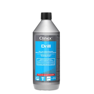 Żel CLINEX Drill 1L 77-005, do udrażniania odpływów kanalizacyjnych, Środki czyszczące, Artykuły higieniczne i dozowniki