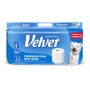 Toilet paper VELVET Delicate White, 3-layered, 150 sheets, 8pcs, white