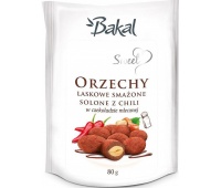 ORZECHY LASKOWE W CZEKOLADZIE Z CHILII BAKAL SWEET, 80G (ABAK-080)