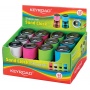 Pencil sharpener KEYROAD Sand Clock, plastic, single, with container, display packing, color mix