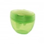 Pencil sharpener KEYROAD Tri 3, plastic, triple, with container, display packing, color mix