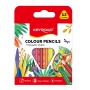 Pencil crayons KEYROAD Mini, triangle , 12pcs, color mix