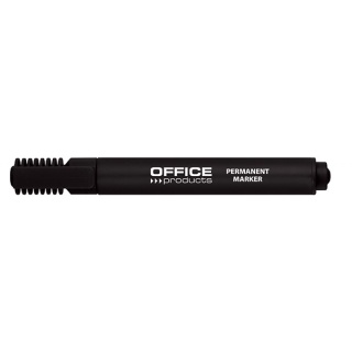 Marker permanentny OFFICE PRODUCTS, ścięty, 1-5mm (linia), czarny, Markery, Artykuły do pisania i korygowania