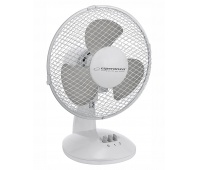 Desktop fan ESPERANZA Zephyr, 23cm, white-gray