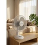 Desktop fan ESPERANZA Chinook, 30cm, white-gray, Fans, Office equipment