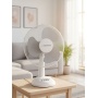 Desktop fan ESPERANZA Chinook, 30cm, white-gray, Fans, Office equipment