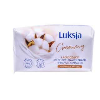 LUKSJA Cotton & Pro-vitamin soap bar, 100g