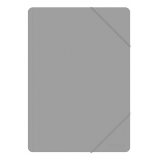 Elasticated File OFFICE PRODUCTS, PP, A4, 500 micr., grey