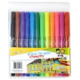 Felt-tip Pens GIMBOO, 12 pcs, pendant packaging, assorted colors